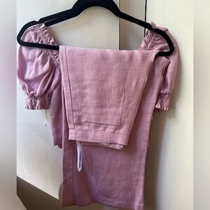 Faithful the Brand Linen Set in Lilac